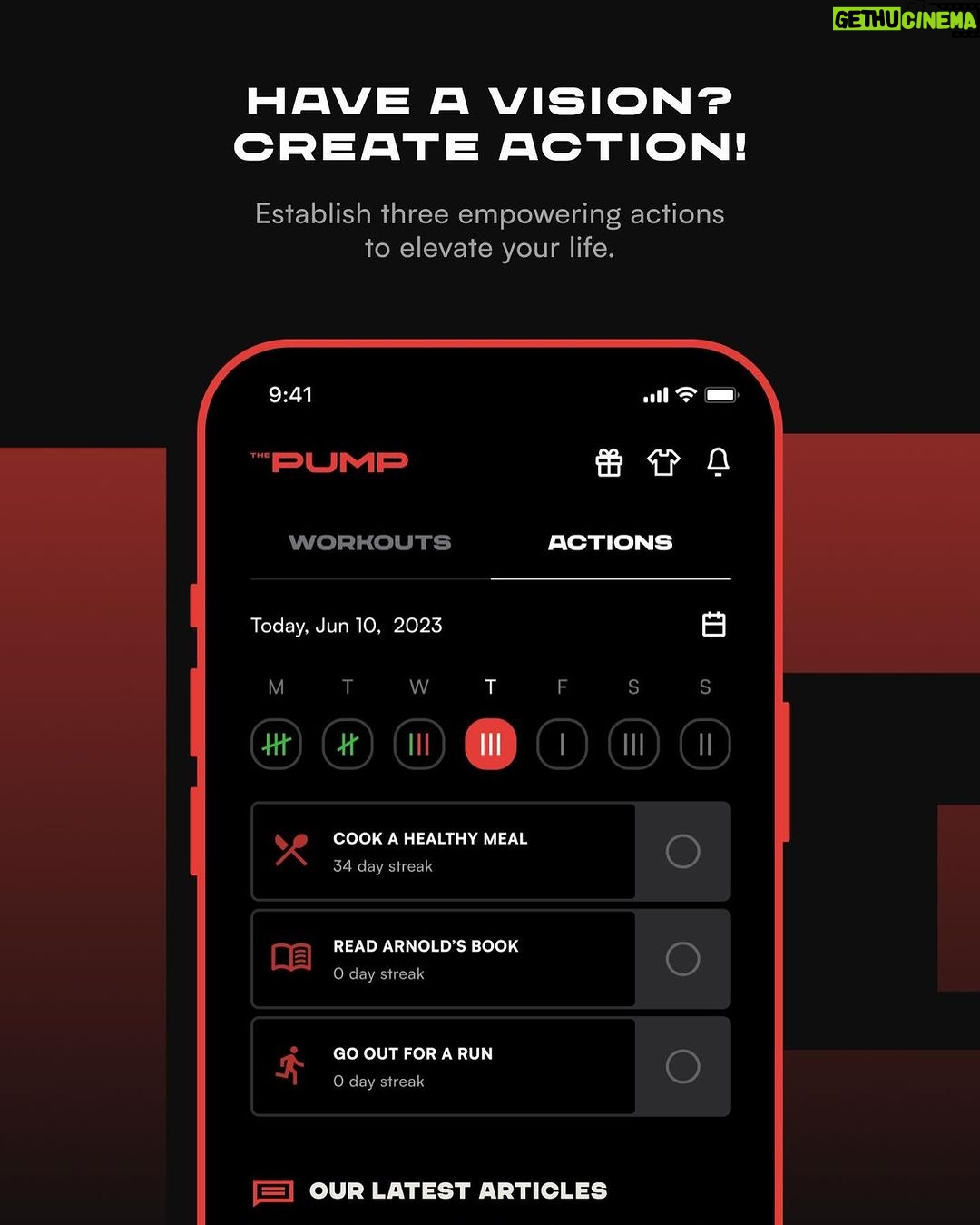 Arnold Schwarzenegger Instagram - The Pump is open. In April, we soft-launched my app, the Pump, and all 5,000 spots sold out in 72 hours without ever sharing on social media. We spent the last 8 months building and improving based on input from those founding members, and today, we open to you. The Pump isn’t like other fitness apps, although it has workout programs designed by me and my team that helped the founding users see more progress than ever before. They succeeded because we don’t give you 6,000 options every day to train. We lock you into a 90 day program based on your level and goals instead of asking you to wake up every day and choose a new workout adventure that might or might not lead you to your vision. But the Pump is more than fitness. The village is the most positive community on the internet, filled with people lifting each other up through struggles and successes. It’s also a routine builder with a daily action planner to mark off the little steps you take each day toward your big vision. And it’s a place filled with unseen footage and photos from my archive, Q&A’s with me and my team, and advice. It’s an app to help you improve your life, for less than the cost of some of the apps that just make you angry. Check it out today. There’s a 7 day free trial so you can test it out, and like you, we’re always growing and improving. I guarantee you if you give us 90 days and finish your foundation program, you’ll be hooked. Welcome to The Pump. Sign up at the link in my bio.