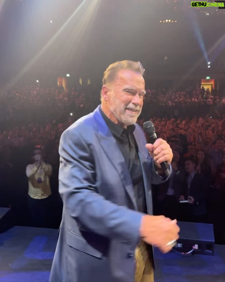 Arnold Schwarzenegger Instagram - Thank you London! How could I ever call myself self-made? Imagine me standing in Royal Albert Hall alone. What made my stay here special was seeing thousands of you. I love you all and I hope Be Useful helps every single one of you.