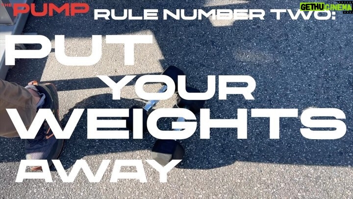 Arnold Schwarzenegger Instagram - My guide to gym etiquette. Remember, above all else, the gym is a community and we are all working just to be a little better every day! Someone in The Pump app asked about this, and I thought everyone could benefit.