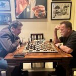Arnold Schwarzenegger Instagram – We never stop competing! It was fantastic to hang with my friend @theofficiallouferrigno and play chess yesterday. He’s a fantastic player!