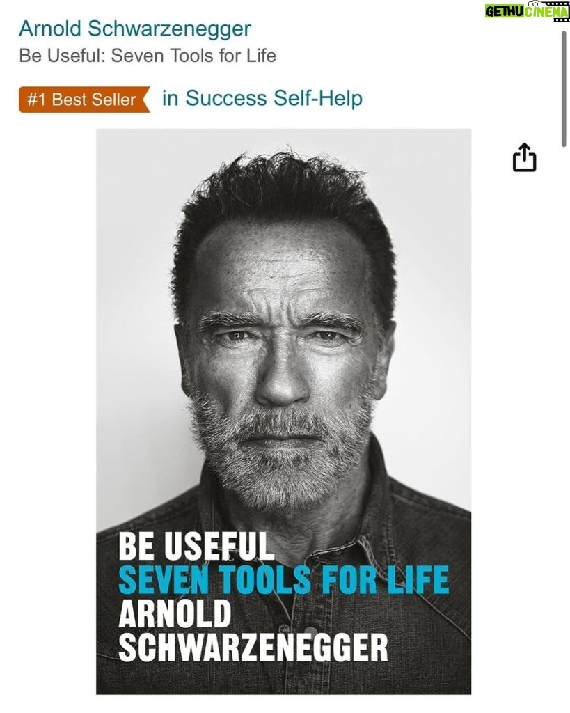 Arnold Schwarzenegger Instagram - Last day to pre-order Be Useful! Don’t forget to get it in stores everywhere tomorrow! Link in my bio 💪