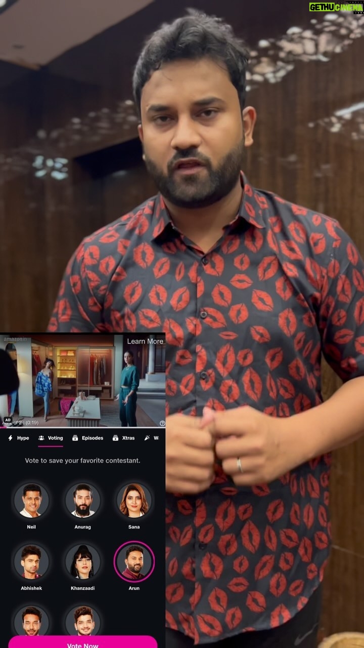 Arun Mashettey Instagram - Voting Start Ho Chuki hai Subko Pata hai Kya Karna hai A STEPS TO VOTE 1. Open JioCinema. (Available on Play Store & App Store) 2. Visit Bigg Boss 24hrs Live Stream 3. Tap on “Arun” and click on “Vote Now” 4. Do it multiple times from multiple devices VOTING ENDS ON THURSDAY, 10AM SHARE MAROO G MAROO! @colorstv @officialjiocinema @beingsalmankhan #Arun #ArunBhai #ArunBhaiBoltey #ArunSrikanthMashettey #BBS17 #BiggBoss17