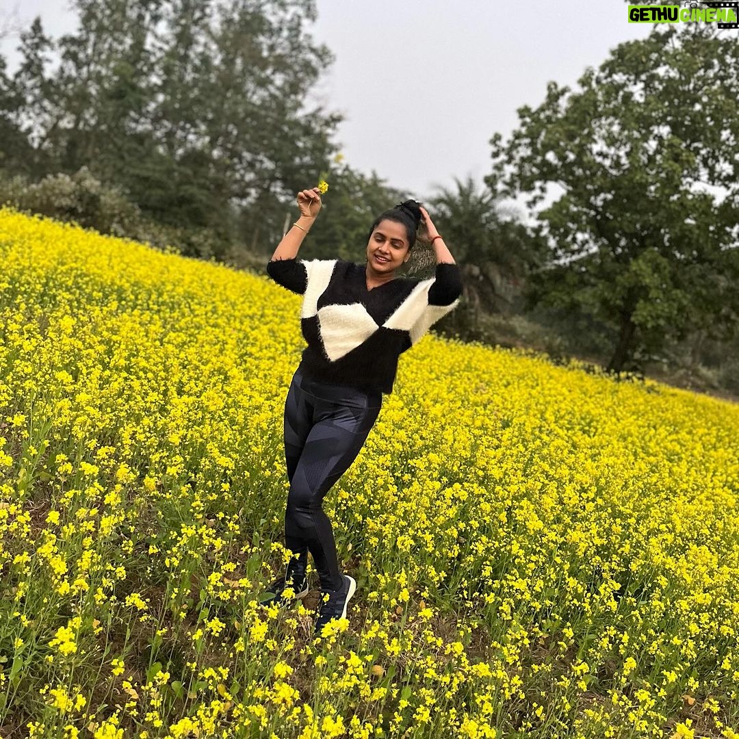 Aseema Panda Instagram - This smiling yellow beauty forced me to stop for a while and rejuvenated my sluggish soul with enormous sparkles of joy, energy, fortitude, firmness and happiness. Nature’s therapy is truly the best therapy.🍃🌱🍃 Sundargrh Odisha India