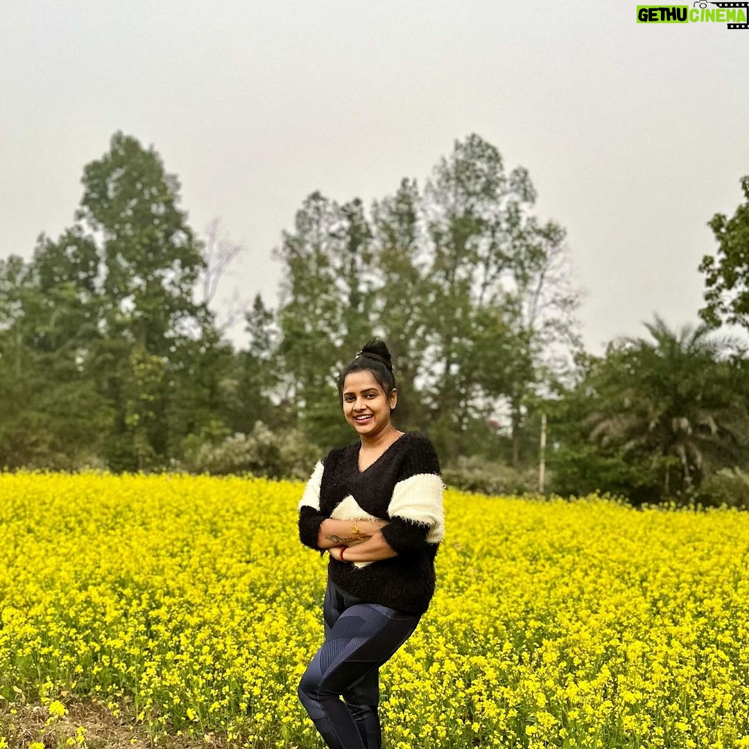 Aseema Panda Instagram - This smiling yellow beauty forced me to stop for a while and rejuvenated my sluggish soul with enormous sparkles of joy, energy, fortitude, firmness and happiness. Nature’s therapy is truly the best therapy.🍃🌱🍃 Sundargrh Odisha India