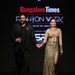Ashika Ranganath Instagram – About last night ✨ 
Grand finale – Bangalore times fashion week 2023
@bangalore_times @fashionweek @rockystarofficial 

P.s not my element but enjoyed it ;)