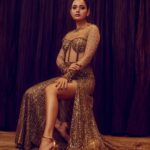 Ashika Ranganath Instagram - Saturday night ✨ Wearing @rockystarofficial Styling @rockystar100 Shot by @sandeep.mv Make up @shivugowda2011 Hair @paramesh_hairstylist Heels @stevemadden #btfw2023