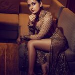 Ashika Ranganath Instagram - Saturday night ✨ Wearing @rockystarofficial Styling @rockystar100 Shot by @sandeep.mv Make up @shivugowda2011 Hair @paramesh_hairstylist Heels @stevemadden #btfw2023