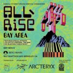 Ashima Shiraishi Instagram - 🚨We’re bringing our All Rise Climbing Fest to the Bay Area on Saturday, November 5th (that’s about two weeks from now)🚨 Join us for a day-long celebration of the outdoors presented by @allriseoutdoors and @wearebraindead with support from @arcteryx .✨ This long awaited day will include a citizens comp (that means any of y’all can enter!), musical performances and a panel discussion with local community members doing incredible work to make climbing more inclusive. If it’s anything like the last All Rise Fest, the energy emanated from all who join will have you buzzing for weeks:) The event will take place at @benchmarkberkeley (1607 Shattuck Ave) in Berkeley, CA. We’ll close out the day with special intimate performances by @portugaltheman and @blackbelteaglescout . Just like last time, all profits from climbing entries, ticket sales, and All Rise exclusive merchandise will go towards furthering All Rise’s mission to make climbing more accessible. Tickets available in bio! 📍This All Rise Fest will take place on Muwekma Ohlone lands. Pic: @sydtrip