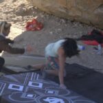 Ashima Shiraishi Instagram - A whole lotta punting on this one. It’s funny how much I love the process of being consumed by a boulder problem that I even enjoy the part where I fall off of the last moves 5 times in a row and feel utterly devastated hahaha. It’s not always the case, but I love the invigorating sensation that comes only when you’re in a place of defeat. What a pleasure it was to enjoy the rocks, streams and views for a few days in Payahuunadü, ‘the land of flowing water’, on Paiute and Shoshone land. 🔝 soon, hopefully. Till then, it’s time to train for the Lead World Cups in 🇫🇷 ! @cheynacarr @noahsahady pics.