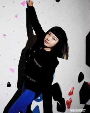 Ashima Shiraishi Instagram - ✨it was such a joy to be able to fuse community, climbing, fashion, art and storytelling through this project ✨ 

Shoutout to : @memphisroxclimbing , @allriseoutdoors , @wearebraindead , @evolv_worldwide .

Publication - @highsnobiety
Writer - @lifeforces_bonka
Photography - @pegahfarah
Styling - @ronnie_hart
Producer - @williamgalusha
Makeup - @ayaka_nihei