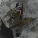 Ashima Shiraishi Instagram - The rocks, ever-evolving, are shaped into curved and glacial looking sculptures by the water. Lao Tzu once said, “Water is fluid, soft, and yielding. But water will wear away rock, which is rigid and cannot yield. As a rule, whatever is fluid, soft, and yielding will overcome whatever is rigid and hard. This is another paradox: what is soft is strong”. Water being soft and strong reminds me of the soft power of storytelling. Here’s one story: before Los Angeles was even a word on a map, it was called Tovaangar, the territory of the Tongva, Chumash and Kizh, who were then enslaved to build the San Gabriel Mission and San Fernando Mission. It may be unsettling to realize but urban areas that have become so ingrained in our collective consciousness as “American” were once native land, too. 📍Chumash, Kizh, Fernandeño Tataviam, Micqanaqa’n and Tongva land 📍Support and donate to @tongva.land (Tongva Taraxat Paxaavxa Conservancy) a Tongva led land conservancy in Tovaangar where land has returned to their hands for the first time. @noahsahady pic @arcteryx used gear fit