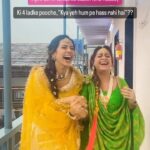 Ashita Dhawan Instagram - Tag your best friend😅❤️💃🏻 Wait for the special appearance of our fav video bomber😅😍❤️ . . #girlsquad #laughter #therapy #happygirls #happygirlsaretheprettiest #bff #bffgoals #friends #coactors #dharampatnii #colorstv #aditishetty #ashitadhawan #dabbangdhawan #ashybaby #dhawanswhoarehappy #reel #trending #haha