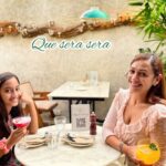 Ashita Dhawan Instagram - An advise I always give my daughter🫶 Que Sera Sera… Whatever will be,will be🫰 . 📍 @queseraseramumbai 🫰 Thankyou for ur hospitality 🤍 The vibe,food and drinks are impeccable🫶 #mustvisit #queseraseramumbai #oshiwara #restaurant #newplace #mustgo #foodporn #cocktails #mocktails #yummy #love #meandmygirl #motherdaughter #dayout #aneveningwellspent #meriamaira #ashitadhawan #dabbangdhawan #dhawanswhoarehappy #dhawanandonly #ashybaby #