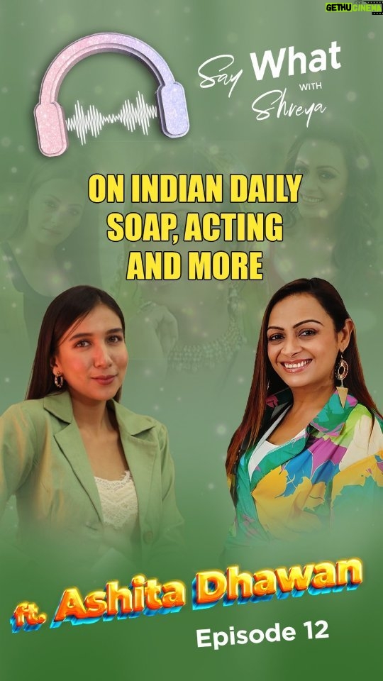 Ashita Dhawan Instagram - Sharing snippets of the vibrant episode with the powerhouse actress Ashita Dhawan @ashitadhawan, the winner of Zara Nachke Dikha Season 05, with an amazing acting graph of working in popular TV series like Naagin, Ye Rishta Kya Kehlata Hai, Khichdi, Bidai, and many moreβ‘π₯π Watch the full episode releasing today only on Rengoni TV YouTube Channel π #saywhatwithshreya #naagin #ashitadhawan #assamesevideopodcast #videopodcast #podcast #tvactress #dailysoap #rengonitv #youtubepodcast #pragnews