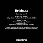 Ashleigh Cummings Instagram - WARNING: this post contains names of deceased people. AUSTRALIA!! To protest systemic racism and the deaths of people like George Floyd and David Dungay Jr who both said in their final moments, “I can’t breathe” to police, mask up, keep 1.5m apart and use your voice! I’ll be joining you in spirit ❤️💛🖤 Remember: Black, Indigenous and POC communities are disproportionately affected by the virus so please take ALL precautions so we don’t perpetuate the injustices we’re fighting. Repost from @pedestriantv • Protests in support of George Floyd, #BlackLivesMatter and Indigenous deaths in custody are being organised around the country – here's where to find them. More details at the link in bio.