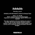 Ashleigh Cummings Instagram - WARNING: this post contains names of deceased people. AUSTRALIA!! To protest systemic racism and the deaths of people like George Floyd and David Dungay Jr who both said in their final moments, “I can’t breathe” to police, mask up, keep 1.5m apart and use your voice! I’ll be joining you in spirit ❤️💛🖤 Remember: Black, Indigenous and POC communities are disproportionately affected by the virus so please take ALL precautions so we don’t perpetuate the injustices we’re fighting. Repost from @pedestriantv • Protests in support of George Floyd, #BlackLivesMatter and Indigenous deaths in custody are being organised around the country – here's where to find them. More details at the link in bio.