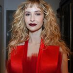 Ashleigh Cummings Instagram - Whenever I’m doing press I try to subvert the high glamour focus to one of sustainable creativity. Here’s to the brilliant artisans who have ploughed their fields to locate and create incredible, earth-friendly alternatives! Hair- @liztaw (glorious human! Eco real deal! Superwoman du monde!! 🌳⚡️👊) used her homemade zero waste flax gel, and finished with @randcobleu Optical Illusion smoothing oil and Lifestyler volume and texture spray. Swipe right for the most cringe slo-mo of my liiiife- but with proof that the hair functions normally and not like crunchy mi goreng 👌👌👌 Makeup- beauteous @francescabrazzo used @ereperezcosmetics on skin and cheeks, @rmsbeauty on my eyes and @officialmanasi7 on my lips 💚 Styling- by the sublime @lucywarrenstyle ! Styling fairy and soul soother 💗✨ Dress- (which can be worn 3 ways!) by beauteous @peoplesofallnations who are making steps by working with a family-run, artisanal factory and preventing waste with their “handmade” approach in pattern cutting, reinterpreting stock, as well as creatively reworking leftover fabrics from the industry. ❤️‍🔥 Shoes- by my DREAM @rey_rey_official . It is SO hard to find truly sustainable shoes so I always end up using vintage. But these folks are legit… ONLY using animal skin that is the bi-product of the food industry, vegetable tanning processes using 💯 carbon free energy production, upcycled fabrics, creatively reusing “waste”, recycled paper shoe boxes, ethically made, woman-owned. It goes on and on. I’m not sponsored by them or anything. Just in love with what they do 🖤 📸 and videos by @francescabrazzo @tristanfewings and @gettyimages . Thank you for capturing 💚💚💚