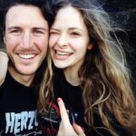 Ashleigh Cummings Instagram - And I got to share it all alongside mah main man, @aaronjakubenko , who made smoothies for me every morning and picked me up at the stage door every night ❤️❤️ #lessonsinlove 😍 Dressed by: @glendyn_ivin (I found your tshirt.. Don't hate me forever!)