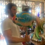 Ashleigh Cummings Instagram - @aaronjakubenko is coy about koi