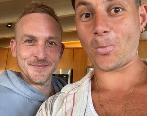 Augustus Prew Instagram - Fully forgot to take any photos for two weeks on Fire Island (except when my phone recorded me running by accident) because I guess I was just having so so so much goddamn fun 🤷🏻‍♂️😋 🫠 🌈🌈🏳️‍🌈🏳️‍⚧️Thanks to sweet baby supremo’s @dickiedibella and @robinlordtaylor for having me and @jefferyself at their Pines Palace and to @gidglick and @perrydubin just because I love them dearly 🥰