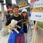 Augustus Prew Instagram - Cheech, me and Auntie Alexis out picketing the studios’ greed in support of our talented @wgawest writers!! As a proud @sagaftra union member, I’m here to support my colleagues and friends! We’re all in this together folks! No writers, no shows, no jobs for anyone. Pay our writers a fair livable wage AMPTP!! Los Angeles, California