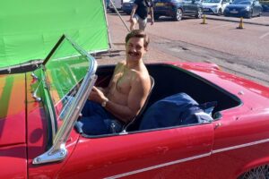 Augustus Prew Instagram - NOLLY IS OUT IN THE UK TODAY on @itvxofficial !!!!!
Best. Summer. EVER.
From start to finish, pure joy reigned. Love and miss my Nolly cast and crew, you guys, what a magical time we had together making something really really special that I am so incredibly proud to be a part of. Thanks to @russelltdavies63 and @pjuk for having me on for the ride and special thanks to my dear new friend and long time national icon, Helena Bonham Carter for being even more completely fucking fabulous than I’d imagined her to be. Enjoy! Now everyone all together please, “Hello, Crossroads Motel…!”