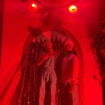Augustus Prew Instagram - Happy Halloween to all you spoooooooky people from the gates of HELL!!!!!!!!!!!!! (And thanks to all the fierce animals and scary ghouls who made our party this year the rager to end all ragers- we did it y’all😋)🎃🔥👻💀🧟‍♂️ Gates of Hell