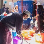 Augustus Prew Instagram - @thisisabouthumanity is an INCREDIBLE charitable organization that runs several shelters and provides food for 2500+ people seeking asylum to the US EVERYDAY. I went on my first volunteer day with @elsamariecollins and @yscalibaja back in 2018 and today got back on one of their volunteer buses to help out again with cleaning, cooking, clearing old and building new tents for families at the shelter and just generally trying to bring joy to vulnerable and resilient people in really tough situations. So many stories today of people fleeing war, sex trafficking and organised crime. Heartbreaking and terrifying, BUT the strength of the families and their hope was so inspiring. If you’d like to get involved, either by donating money, buying gifts from @thisisabouthumanity online shop or by volunteering, just hit the link in my bio, it’ll be much appreciated and @thisisabouthumanity do vital and important work. You’ll be helping SO MANY FAMILIES. Tijuana, Baja California