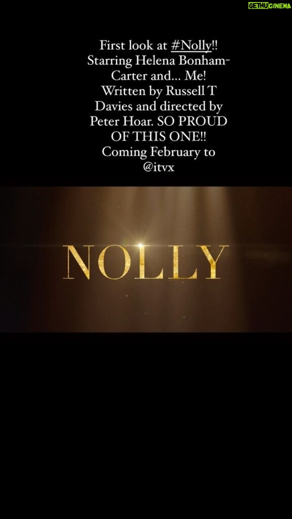 Augustus Prew Instagram - First look at #Nolly starring Helena Bonham-Carter and… me!! Written by the iconic @russelltdavies63 and directed by critical darling @pjuk I am so proud of this one. Coming February to @itvxofficial Birmingham, United Kingdom