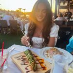 Ava Allan Instagram - smiling at sushi is very on brand for me