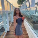 Ava Allan Instagram - Sushi at sunset? 🥢 Miami, Florida