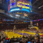 Ava Allan Instagram - Lakers made it look too easy last night 💜🏀💛 Crypto.com Arena
