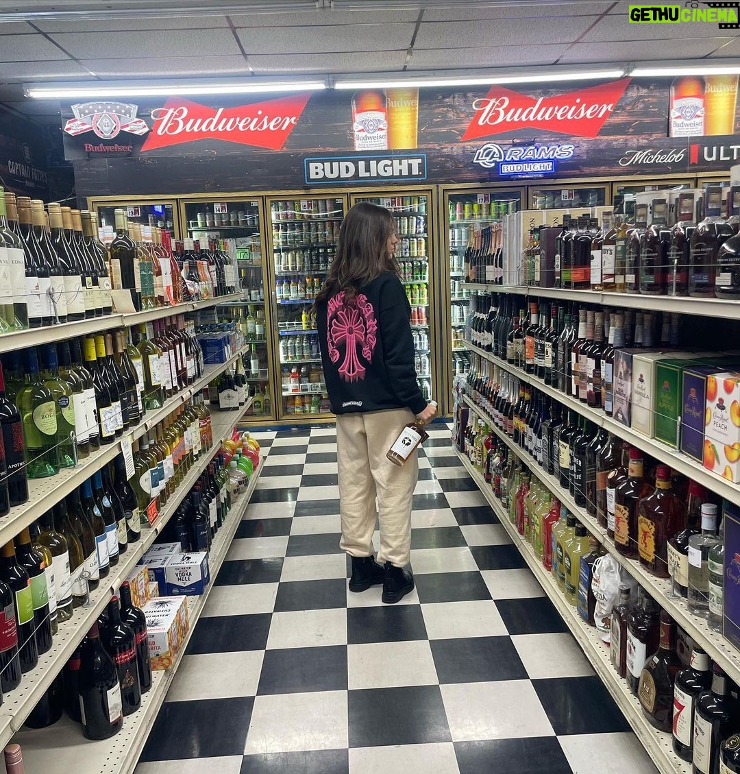 Ava Allan Instagram - Peanut butter whiskey, pancakes and pizza Los Angeles, California