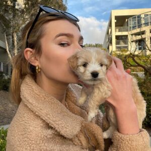 Ava August Instagram - This little guy wants you to stream Move On <3 What should I name him?!