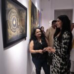 Avani Modi Instagram - Only an artist can understand the hard work, dedication, pain and efforts it takes to create such magnificent work. My best wishes to all the artist who participated in the exhibition. May you all concur the world with your skills. Thank you @smrutisirsat for having me there to cut was the magic of the art. @tajmahalmumbai @preetamsingh_07