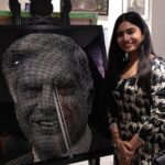 Avani Modi Instagram - Only an artist can understand the hard work, dedication, pain and efforts it takes to create such magnificent work. My best wishes to all the artist who participated in the exhibition. May you all concur the world with your skills. Thank you @smrutisirsat for having me there to cut was the magic of the art. @tajmahalmumbai @preetamsingh_07