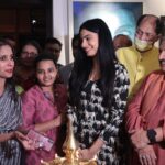 Avani Modi Instagram - Only an artist can understand the hard work, dedication, pain and efforts it takes to create such magnificent work. My best wishes to all the artist who participated in the exhibition. May you all concur the world with your skills. Thank you @smrutisirsat for having me there to cut was the magic of the art. @tajmahalmumbai @preetamsingh_07