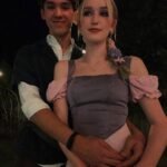 Avi Lake Instagram - Happy Halloween from Rapunzel, Flynn & the frying pan! 🎃💕💜 #tangled