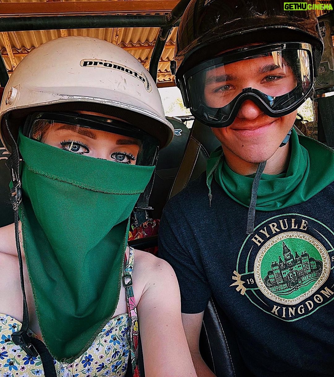 Avi Lake - 3.1K Likes - No, I didn’t get a bad spray tan, I went ATVing! 🏎️🤪 #atving