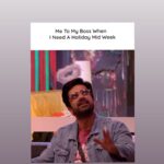 Avinash Sachdev Instagram - Who else becomes the most loyal employee when they need a holiday ? Tag them ! 😂🫵🏻 Don’t forget to watch our #Herono1 live only on @officialjiocinema #AvinashSachdev #AvinashVijaySachdev #AVS #Sachkadev #Avinashinbiggboss #Avinashinbbott #Biggbossott #Avinashkipaltan #lionofthejungle