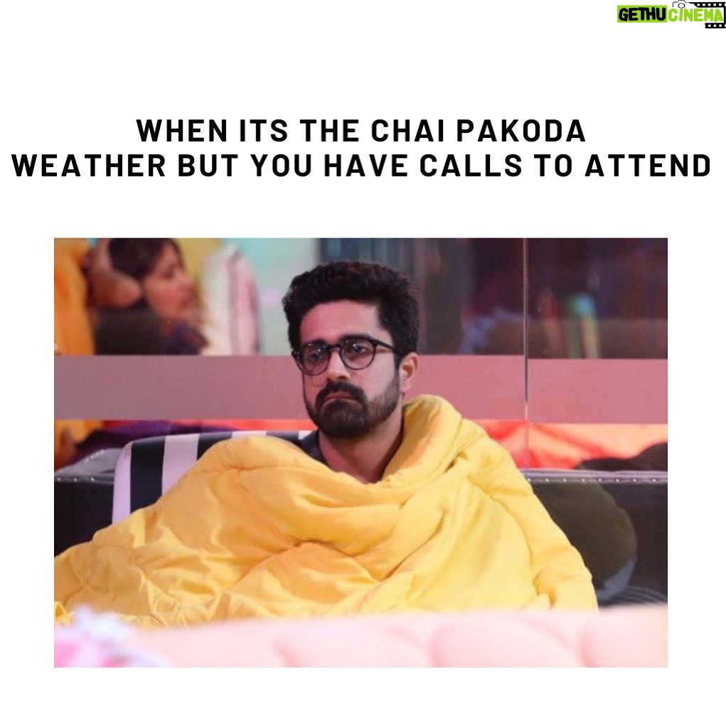 Avinash Sachdev Instagram - Are you’ll enjoying the weather with ek cup chai and pakodas too ? 😂❤️ Credit : @officialjiocinema Don’t forget to watch our #Herono1 Live and vote for him 😇❤️ #AvinashSachdev #AvinashVijaySachdev #AVS #Sachkadev #Avinashinbiggboss #Avinashinbbott #Biggbossott #Avinashkipaltan #lionofthejungle