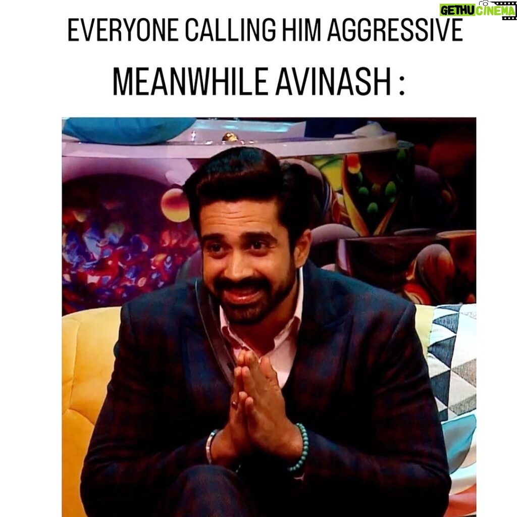 Avinash Sachdev Instagram - He has been dealing with every situation with the utmost calmness and his big wide smile , always the one to sort things out even when the worst is spoken about indeed our #herono1 😇❤️ Don’t forget to watch him and vote for him only on @officialjiocinema #AvinashSachdev #AvinashVijaySachdev #AVS #Sachkadev #Avinashinbiggboss #Avinashinbbott #Biggbossott #Avinashkipaltan #lionofthejungle