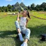 Ayşegül Çınar Instagram – “When a person lives a very happy life they become beautiful.” 🍀 Palmenhaus Schönbrunn