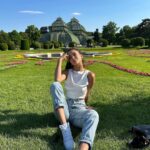 Ayşegül Çınar Instagram – “When a person lives a very happy life they become beautiful.” 🍀 Palmenhaus Schönbrunn