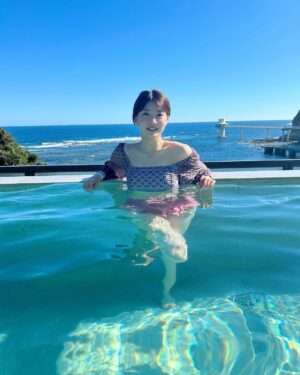 Ayuri Yoshinaga Instagram - 吉永の夏休みシリーズ1☀️

千葉はいい所だよ！
ドラ恋の時の水着また着れて嬉しい💘

 
#千葉  #夏休み  #데일리  #여행
 #일본
