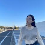 Ayuri Yoshinaga Instagram - ののかニット💐🤍 何にでも合う万能ちゃん🤫