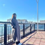 Ayuri Yoshinaga Instagram - まなみんコートとスラックス めちゃめちゃ好き！！！！ しかもコートあったかい♨️🐒