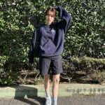 Ayuri Yoshinaga Instagram - やっとスウェット着れる！！！ #メンズライク #오오티디
