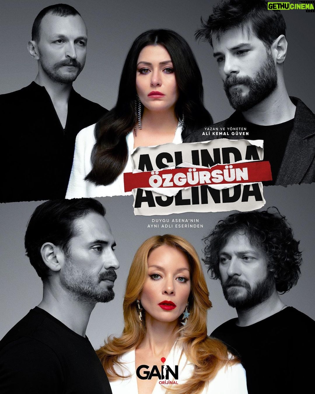 Bade Işcil Instagram - Başrollerinde Deniz Çakır ve Bade İşcil’in yer aldığı, Duygu Asena’nın aynı adlı romanından uyarlanan Aslında Özgürsün şimdi GAİN'de! #aslındaözgürsün @gain @witchcraft_films @alikemalguven @sedaozkaraca @hamhumsaralop @tansusonmez_ @yigitizgii @hamzasaraa …