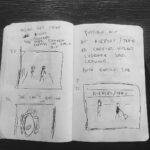 Banners Instagram - I made a video for Name in Lights with my pals Nick, Helen and Ed. Here is the storyboard I made when we were coming up with the idea. Sometimes I can't believe how good I am at drawing, you know?